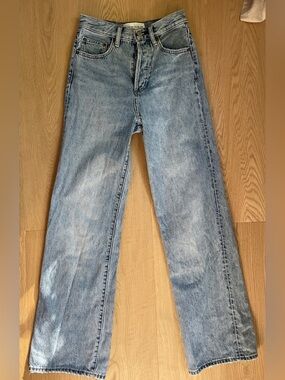 Farrah high rise wide leg denim forum jeans